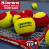 image:imageGAMMA Quick Kids Training Tennis Balls for Kids amp Beginners LowCompression Core Reduces Speed amp Bounce Great for Tennis Practice USTA amp ITF Approved for 10 amp Under Tournaments Parent12 Bag