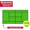 image:imageGAMMA Quick Kids Training Tennis Balls for Kids amp Beginners LowCompression Core Reduces Speed amp Bounce Great for Tennis Practice USTA amp ITF Approved for 10 amp Under Tournaments Parent48 Box
