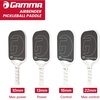 image:imageGAMMA RCF Airbender Pickleball Paddle Raw Carbon Fiber Customizable Handle Weight System amp Aerodynamic Open Throat wShock Absorbing Gel Insert 22mm amp 16mm13 MM  Paddle Only