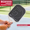 image:imageGAMMA RCF Airbender Pickleball Paddle Raw Carbon Fiber Customizable Handle Weight System amp Aerodynamic Open Throat wShock Absorbing Gel Insert 22mm amp 16mm10 MM  Paddle Only