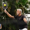 image:imageGAMMA RCF Obsidian Pickleball Paddle Raw Carbon Fiber 10mm 13mm and 16mm Options Comfortable Molded Foam Handle Sleak Design Customizable Handle Weight SystemObsidian 10
