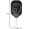 image:imageGAMMA Rainmaker Pickleball Paddle  Lightweight Large Sweet Spot Microbead Carbon Fiber Face for Increased Spin amp Control Customizable Swing WeightBlack