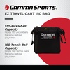 image:imageGAMMA Sports EZ Travel Cart Tennis amp Pickleball Hopper Padel Portable Compact Design Sturdy Lightweight Construction EZ Bags 150 or 250 Capacity Premium Carrying Case Included150 Ball
