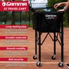 image:imageGAMMA Sports EZ Travel Cart Tennis amp Pickleball Hopper Padel Portable Compact Design Sturdy Lightweight Construction EZ Bags 150 or 250 Capacity Premium Carrying Case Included250 Ball