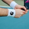 image:imageGAMMA Sports Sweatbands Headband Wrist Bands SingleDouble BlackWhite Superior Absorption Athletic Wear Pickleball Tennis Working Out Running Racquet SportsWhite