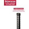image:imageGAMMA Sports Tennis Racquet Ultra Cushion Replacement Grip  Contoured Multi Black with Textured Perforations for Enhanced Absorption Comfort and Control