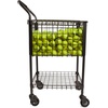 image:imageGamma Ball Hopper Brute 325 Tennis Ball Cart  325 Ball Capacity Lockable Lid Storage Tray Swivel Rubber Wheels with Brakes HeavyDuty Tennis Ball Basket for Coaches amp Training