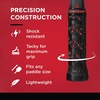image:imageGamma Honeycomb Cushion Grip for Pickleball Paddles MoistureWicking Pickleball Replacement Grip Premium Pickleball Equipment for Practice and GamesBlackRed