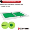image:imageGamma Orange 60 and Green 78 Dot Training Tennis Balls for Kids amp Beginners LowCompression Core Reduces Speed amp Bounce Great for Tennis Practice USTA and ITF Approved for 10 amp Under TournamentGreen Dot 78