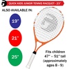 image:imageGamma Quick Kids 23 Inch Junior Tennis Racquet Set or Kit Bundled with a 3Pack of Gamma Safari Overgrips for Kids