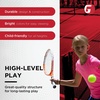 image:imageGamma Sports Junior Tennis Racquet Quick Kids 19 Inch Tennis Racket  Prestrung Youth Tennis Racquets for Boys and Girls  93 Inch Head Size  Prestrung25  Green