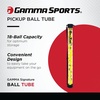 image:imageGamma Sports Tennis Ball Tube Pickup  18Ball Capacity with Carry Strap and Durable Rubber End Caps with Fence Clips  Quick Court Cleanup Tool for Players Coaches amp InstructorsClear  Holds 18 Balls