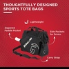 image:imageGamma Sports Tour Tote Bag Pickleball Bag for Pickleball Paddles Gear and Clothes Black
