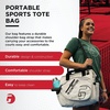 image:imageGamma Sports Tour Tote Bag Pickleball Bag for Pickleball Paddles Gear and Clothes White