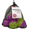 image:imageGamma Two Tone Training Pickleball Balls High Visibility Outdoor Pickleballs Ideal for All Levels of Play GreenPurple 6 Bag