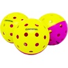 image:imageGamma Two Tone Training Pickleball Balls High Visibility Outdoor Pickleballs Ideal for All Levels of Play GreenPurple 6 Bag