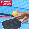 image:imageGamma TwoTone Outdoor Training Pickleballs RedOrange YellowRed GreenPurple Practice High Visibility Consistent Bounce Durable Spin Tournament Training 3 Pack 6 Pack12 PackOrangeRed