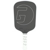 image:imageGAMMA RCF Obsidian Pickleball Paddle Raw Carbon Fiber 10mm 13mm and 16mm Options Comfortable Molded Foam Handle Sleak Design Customizable Handle Weight SystemObsidian 16