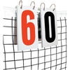 image:imageGAMMA Score Reporter OverNet Flip Scoring System or Replacement Cards  WhiteRedBlack Tennis Score Cards with Large Metal Rings  DualSided Number Panels