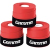 image:imageGamma Sports Supreme Overgrip for Tennis Pickleball Squash Badminton and Racquetball Racquets 3Pack Red