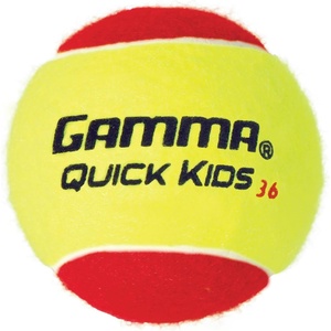 image:imageGAMMA Quick Kids Training Tennis Balls for Kids amp Beginners LowCompression Core Reduces Speed amp Bounce Great for Tennis Practice USTA amp ITF Approved for 10 amp Under Tournaments Parent12 Bag
