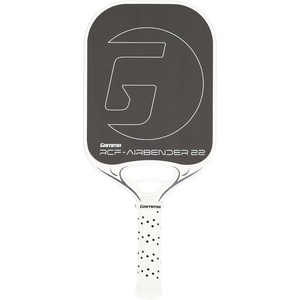 image:imageGAMMA RCF Airbender Pickleball Paddle Raw Carbon Fiber Customizable Handle Weight System amp Aerodynamic Open Throat wShock Absorbing Gel Insert 22mm amp 16mm22 MM  Paddle Only