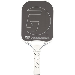 image:imageGAMMA RCF Airbender Pickleball Paddle Raw Carbon Fiber Customizable Handle Weight System amp Aerodynamic Open Throat wShock Absorbing Gel Insert 22mm amp 16mm13 MM  Paddle Only