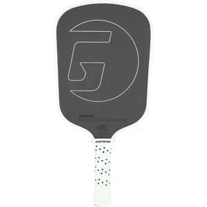 image:imageGAMMA RCF Obsidian Pickleball Paddle Raw Carbon Fiber 10mm 13mm and 16mm Options Comfortable Molded Foam Handle Sleak Design Customizable Handle Weight SystemObsidian 13