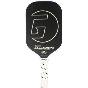 image:imageGAMMA Rainmaker Pickleball Paddle  Lightweight Large Sweet Spot Microbead Carbon Fiber Face for Increased Spin amp Control Customizable Swing WeightBlack