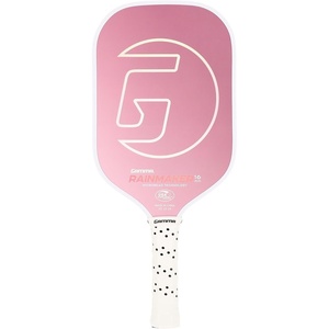 image:imageGAMMA Rainmaker Pickleball Paddle  Lightweight Large Sweet Spot Microbead Carbon Fiber Face for Increased Spin amp Control Customizable Swing WeightPink