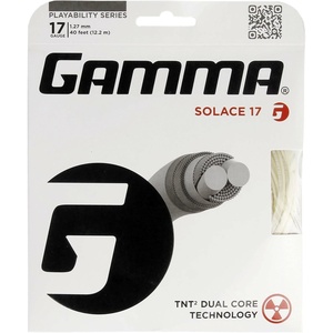 image:imageGAMMA Solace Tennis String 16g 40 Set of Racket String Improved Racquet Comfort Feel and Touch Featuring GAMMAs Patented TNT2 Dual Core Techonology17g