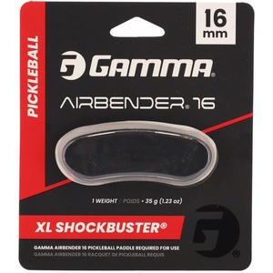 image:imageGamma Airbender 16 XL Shockbuster Weight  HeavyDuty Paddle Throat Weight for Maximum Stability amp Vibration Dampening  Boost Power Control amp Solid Feel  Ultimate Customization