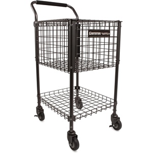 image:imageGamma Ball Hopper Brute 325 Tennis Ball Cart  325 Ball Capacity Lockable Lid Storage Tray Swivel Rubber Wheels with Brakes HeavyDuty Tennis Ball Basket for Coaches amp Training