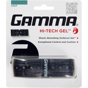 image:imageGamma HiTech Replacement Tennis Grip High Traction Feel Maximum Control Durable Tennis Racquet Grip Tacky SurfaceHiTech Gel