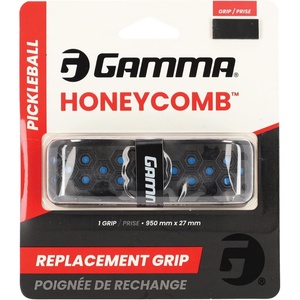 image:imageGamma Honeycomb Cushion Grip for Pickleball Paddles MoistureWicking Pickleball Replacement Grip Premium Pickleball Equipment for Practice and GamesBlackBlue