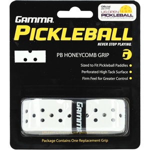 image:imageGamma Honeycomb Cushion Grip for Pickleball Paddles MoistureWicking Pickleball Replacement Grip Premium Pickleball Equipment for Practice and GamesWhite