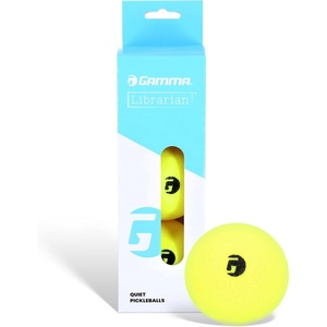 image:imageGamma Librarian Foam Quiet Pickleball Balls  LowNoise Practice Balls with True Bounce on Any Surface  Foam Pickleballs Available in 48 Box 3 Pack or 6 Pack3 Pack