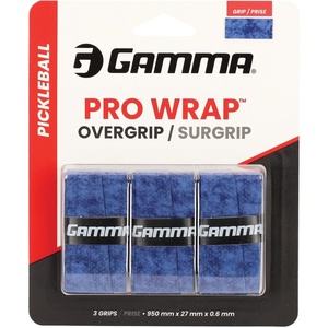 image:imageGamma Pickleball Pro Wrap Overgrip Tacky Durable Soft Moisture Absorbent Paddle OG Badminton Padel Racket Grip Multiple Colors Versatile for All Skill Levels NeonBlue