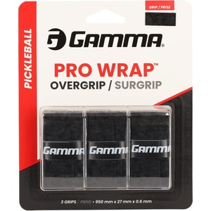 image:imageGamma Pickleball Pro Wrap Overgrip Tacky Durable Soft Moisture Absorbent Paddle OG Badminton Padel Racket Grip Multiple Colors Versatile for All Skill Levels NeonBlack