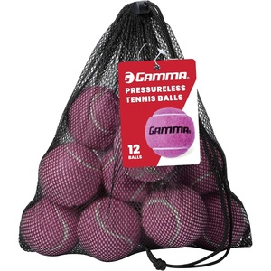 image:imageGamma Pressureless Tennis Balls for Tennis Practice and Lessons LongerTerm Durability and More Bounce Than Standard Tennis Balls Pink Bag of 12
