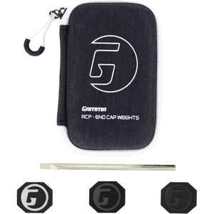 image:imageGamma RCF End Cap Pickleball Paddle Weights EasytoInstall 3g 6g and 9g End Cap Weight Options Offer Custom Feel for Updated Obsidian and Airbender Raw Carbon Fiber Pickleball Paddles