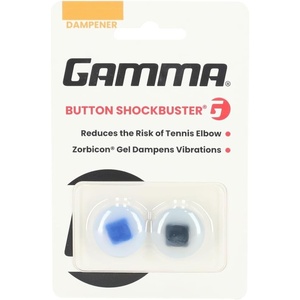 image:imageGamma Shockbuster Ring and ButtonTennis Racket Dampeners EasytoInstall Tennis Dampener with Zorbicon Gel Technology Minimizes Vibration During Prolonged UseBlueBlack