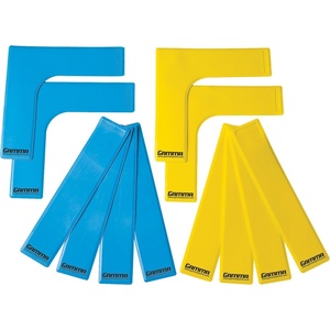 image:imageGamma Sports Court Training Essentials Courts Spots Dome Cones Disc Cones Mini Court Lines Pickleball Training Tennis Training Racquet Sports Durable All Levels of PlayYellowBlue