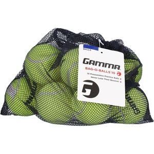 image:imageGamma Sports Pressureless Tennis Balls Box  Ideal for Practice Teaching and Training with HighVisbility Felt  Indoor and Outdoor Court Play  48 and 75 Pack SizesNew Bag of 10