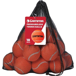 image:imageGamma Sports Pressureless Tennis Balls Box  Ideal for Practice Teaching and Training with HighVisbility Felt  Indoor and Outdoor Court Play  48 and 75 Pack SizesNew Bag of 18