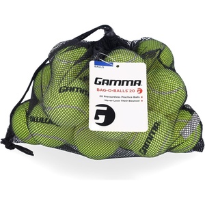 image:imageGamma Sports Pressureless Tennis Balls Box  Ideal for Practice Teaching and Training with HighVisbility Felt  Indoor and Outdoor Court Play  48 and 75 Pack SizesNew Bag of 20