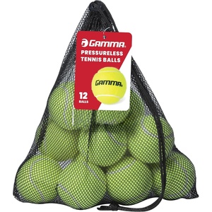 image:imageGamma Sports Pressureless Tennis Balls Box  Ideal for Practice Teaching and Training with HighVisbility Felt  Indoor and Outdoor Court Play  48 and 75 Pack SizesNew Bag of 12