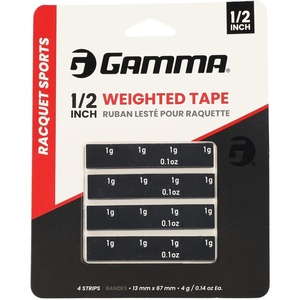 image:imageGamma Weighted Tape  Adjustable Paddle amp Racquet Weight for Enhanced Control Power amp Speed  Customizable Tape for Pickleball Tennis Padel Parent12 x 67mm